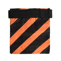 QDY 스탠드 붐 스탠드 삼각대용 빈 사진 샌드백 스튜디오 비디오 샌드백, 펼치기 48.5cmx25.5cm, 오렌지와 블랙, 캔버스