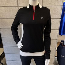 [루이까스텔] 여성 블랙 컬러 솔리드 방풍 안감 반집업 니트#니트소재#간절기 니트#방풍 니트#여성 스웨터#빠른배송#부드러운 소재