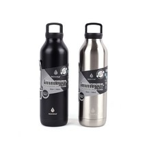 티보틀 차 거름망 리유저블 휴대용 물병 티텀블러 768ml, 이멀스 보틀 실버 768ml(26oz)