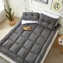 리치앤홈 푹신푹신 마이크로화이바 호텔 힐튼토퍼 SQ 2color, 02.리치앤홈 힐튼토퍼 Q 화이트(품절)