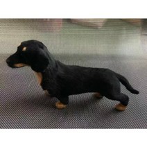 리얼 고양이 인형 잠자는 귀여운 소품 시뮬레이션 동물 사무실 침실 생일 선물 연구, 닥스훈트