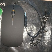 캐드마우스 무소음 USB 유선 광 마우스 애플 데스크탑 컴퓨터 노트북 서리로 덥은 귀여운 1000 인치 당 점, 02 BLACK, 한개옵션1