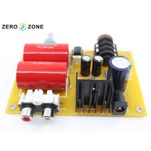 헤드폰앰프 미니앰프 dac 오디오 GZLOZONE 조립 HV-10 RA1 헤드폰 앰프 보드 JRC4556AD DC18V-24V, 한개옵션0