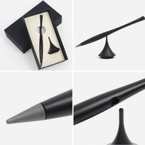 예쁜 선물용 볼펜 무중력 특이한 고급 볼펜 블랙