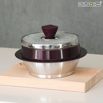키친아트 자연석 인덕션 곱돌솥냄비 3호