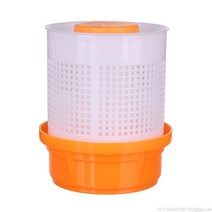 라오농 나물짤순이 오이지 음식 야채탈수기 포테이토매셔 물짜기틀 두부짜기 과일착즙기+KIE01X, 주황