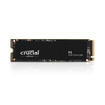 마이크론 크루셜 P3 M.2 2280 500GB NVMe SSD 대원CTS 5년 Warranty PCIe 3.0 정품 판매점, 단품, 단품