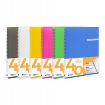 희망 아이콘 스프링화일 40매 HH6587 A4 파일 사무_00ea, 흑색