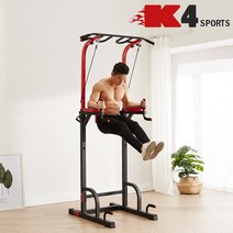K4스포츠아몸디 K4-312B(블랙) 치닝디핑 운동기구 턱걸이 철봉 아몸디스포츠