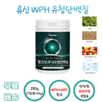 에너데이 류신WPH유청단백질280g 유청농축단백분말 아미노액티브BCAA 비타민미네랄믹스-SA L로이신 완두단백분말 WPC 류신 구아검 다양한 영양 HH 에이치에이치 수크랄로스, 1통, 280g