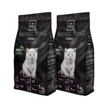 렉스 키튼 내추럴레인지 닭고기와쌀 고양이 건식사료 2p, 닭, 1kg, 2개