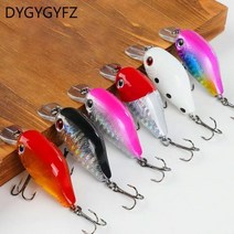 찌낚시대 미노우 미끼 3D 눈 6cm 8g 저수지송어대 참돔대 바다릴대 방파제대, D