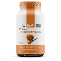 Fresh Nutrition 버섯 추출 동충하초 Cordyceps 해외, 3개