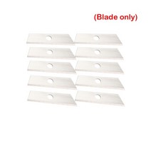 전선 탈피기 폐전선 범용 핸드 헬드 퀵 스트리퍼 전기 와이어 철거기 휴대용 스트리퍼 와이어 케이블 커터 멀티 도구 압착 도구, 칼날 10개, 1개