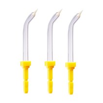 3 조각 교체 포켓 팁 치과 위생 액세서리 치주 노즐 Waterpick 구강 세척기 호환, [01] white, 01 white