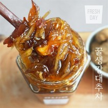 [프레시데이] 경산특산물 국내산 수제 꿀생강대추차 400g 1병, 상세 설명 참조, 상세 설명 참조