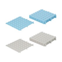 [아홈디] 이케아 ALTAPPEN 알타펜 데크타일 야외용 바닥재 조립마루 다용도실바닥 현관, 라이트그레이