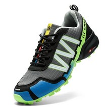 MTB크릿슈즈mtb 사이클링 신발 zapatillas ciclismo 남자 오토바이 신발 옥스포드 천 방수 자전거 신발 야외 하이킹 운동화 겨울, 회색 녹색, 47