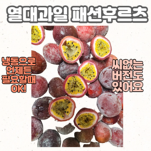 씨없는 패션후르츠 냉동 1kg 열대과일 퓨레, 1팩