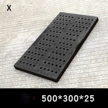 폴리머 트렌치 배수 도랑 커버 플라스틱 거터 그릴, 19 X