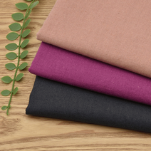 유명한원단 20수 코튼 린넨 패브릭원단 올리비아 무지3종시리즈천, 인디피치（C31）