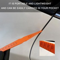 자동차 도어 패널 후드 갭 측정 눈금자 바디 포지셔닝 용 사문석 특수 공구, [01] Orange