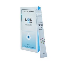 힐링티프로 10g x10포 에너지충전 수분충전 피로회복 레몬 복숭아맛 음료, 10개