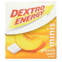 덱스트로 에너지 미니 포도당 캔디 50g 8팩 피치 Dextro Energy Minis peach/mini grape sugar tablets wit