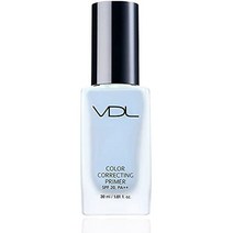 일본직발송 6. 부이디엘(VDL) VDL(부이디엘) 칼라 콜렉팅 프라이머 03 페일 블루 30ML 베이스 SPF20 PA++, One Size