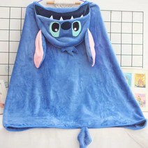라오농 귀요미 캐릭터 도톰하게 후드 케이프 에어컨 낮잠 커버 담요+d2509LL 망토 담요