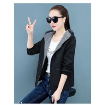 여성 바람막이점퍼 등산 방수 바람막이자켓 가을 자켓 긴 소매 윈드 브레이커 인과 후드
