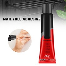 60G Nail Free Glass Glue Strong Adhesive All-Purpose for Home Decor JS22, 01 60g