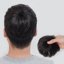 네츄럴 인모 염색 열기구 사용가능한 정수리 부분 가발