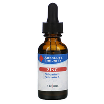 [핫딜][오늘출발][30ml] 앱솔루트 액상 아연 징크 Zinc 남자 여자 남성 여성 아연 영양제 보충제 징크시럽 드롭, 30ml x 1개, 1개