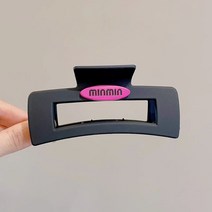 여름 라지 스크럽 집게 여 뒤통수 블랙 디스크 헤어핀 헤어핀 볼륨 다상어핀 헤어핀 머리장식