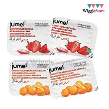 Wiggle_스페인 주멜 포션 딸기잼 오렌지잼 15g 프리미엄잼 고급호텔 조식용 뷔페용 배달 포장용 소포장 일회용 과일잼, 주멜오렌지잼 15g 360개(1Box)