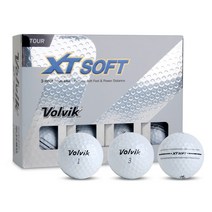 [VOLVIK] 볼빅 XT 소프트 3피스 우레탄 화이트 골프공, 볼빅 XT 소프트_화이트 1더즌