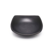 고급 검정 멜라민 앞접시 찬기 사각 업소용 식당용 고기집 그릇 접시, 1. 사각접시 2호