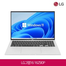 LG전자 11세대 코어i7 램16GB 윈10탑재 그램 노트북 16Z90P 그레이, WIN10 Pro, 16GB, 256GB, 코어i7 1165G7
