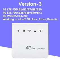 4G LTE 라우터 모바일 유심 데이터쉐어링 농막 이동식 인터넷 와이파이 라우터, B 보라색  KT SKT