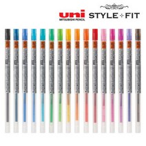 유니 시그노 스타일핏트 젤잉크 리필심 UMR-109 0.38mm, 10개입, 블루블랙