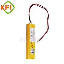 제이엔에스 소방배터리 4.8V AA600mAh(2+2)-H20R 예비전원, 1개입