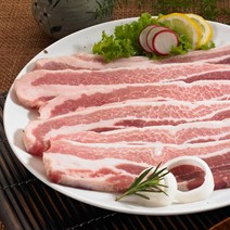 [참좋은미트] 삼겹살 구이용 2kg x 2팩 (트레이 포장)