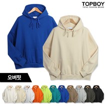 남녀공용 오버핏 박스 후드티 (DO501)