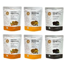 오븐에 구워만든 이영권 두부칩 3종 6팩 두부과자, 3종 * 2팩씩 총 6팩