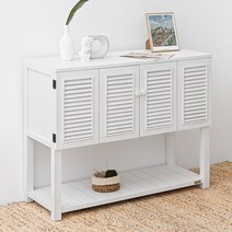 원목 접이식루바장(White), 단품
