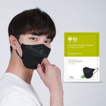 순수아띠 KF80 대 중 소형 화이트 블랙 10입 50입 100입 / 10입지퍼팩 / 100%국산 / 숨쉬기 편한 새부리형 / 성인남녀 청소년 아동, 100입(10입X10), 대형(성인남녀)