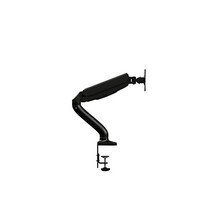 AOC AS110D0 단일 컴퓨터 모니터 암 마운트 최대 88kg (11파운드) 및 686cm (27인치) 지지하는 가스 스트럿 그로밋 C클램프 마운트 포함 인체 공학적 설치를