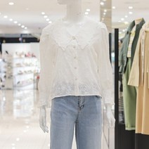 ab.f.z [ab.f.z] 플라워자수칼라블라우스 (KSW2QB33D)