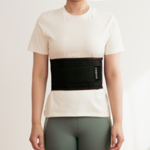 편한민족 허리 보호대 보조기 발열 복대 지지대 교정, 2중 허리보호대 XL